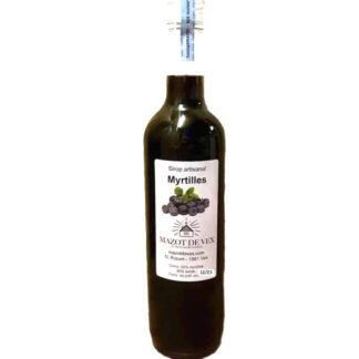 sirop myrtilles artisanal