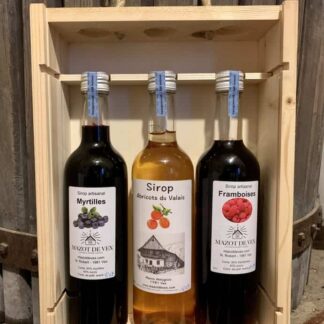 coffret 3 sirops artisanaux sans conservateur