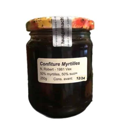 confiture myrtilles artisanale