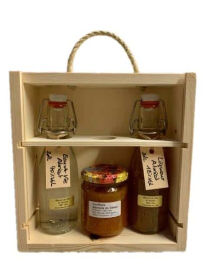 Coffret abricot du Valais
